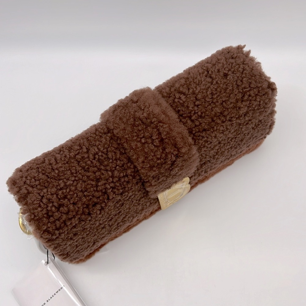 Brandon Blackwood Nia Bag in Multi Brown Shearling - Picture 8 of 16